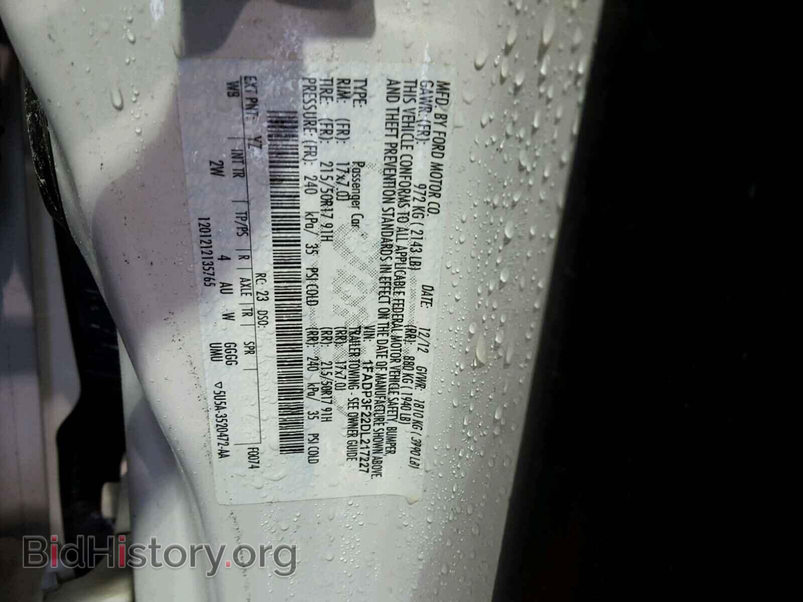 2013 FORD FOCUS - VIN: 1FADP3F22DL217227 - Photo 10