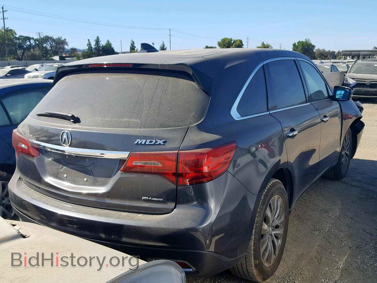 2016 ACURA MDX - VIN: 5FRYD4H41GB015123 - Фото 4