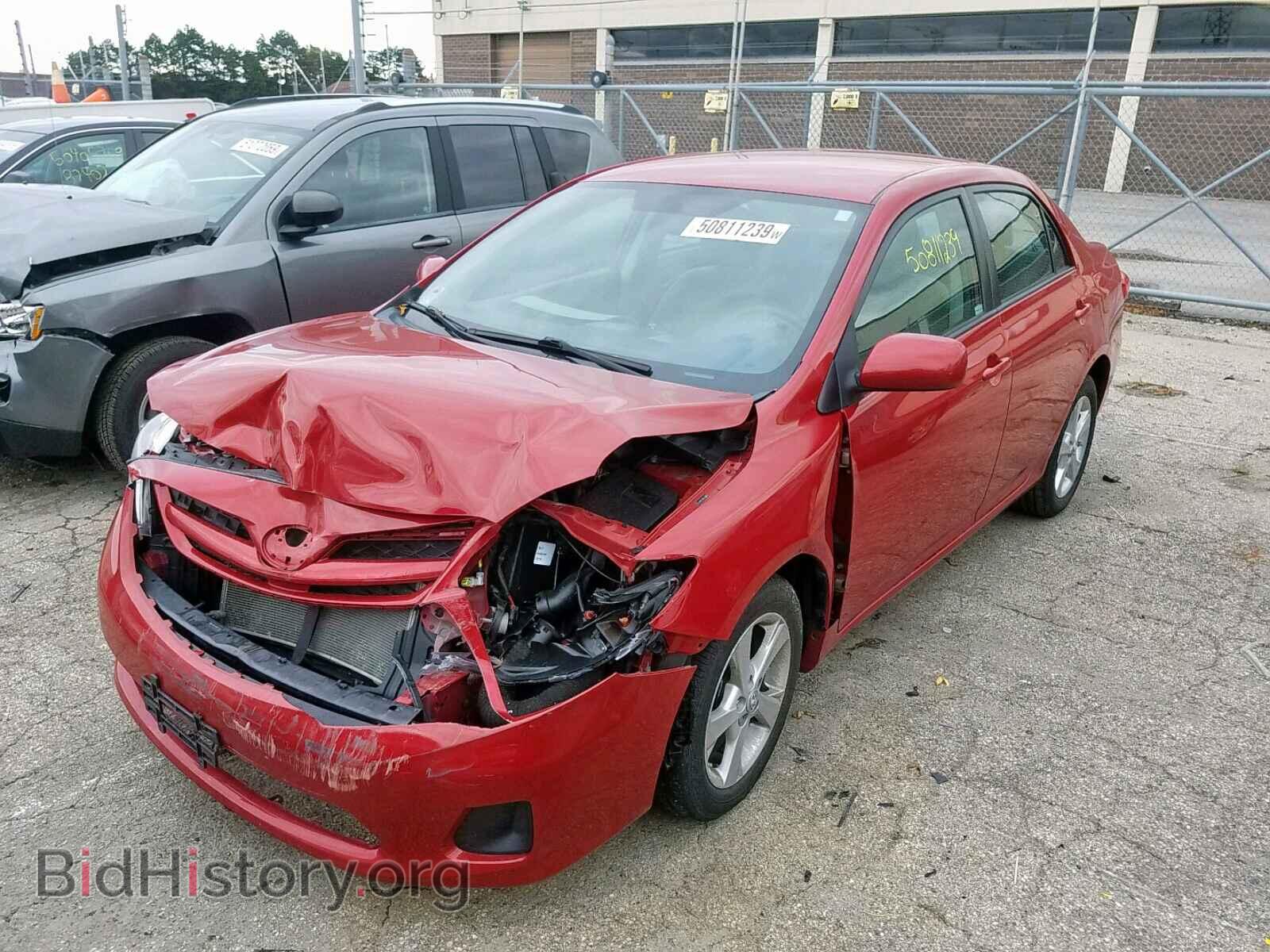 2011 TOYOTA COROLLA BA - VIN: 2T1BU4EE0BC637536 - Фото 2