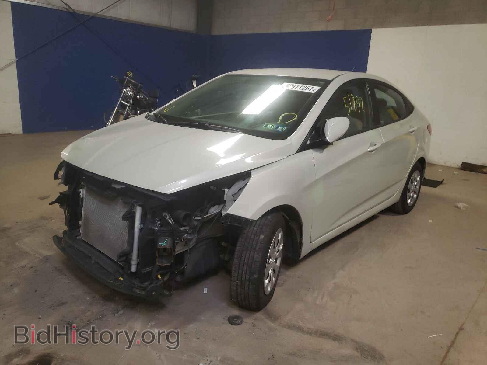 2016 HYUNDAI ACCENT - VIN: KMHCT4AE7GU032383 - Фото 2