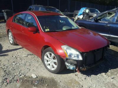 2008 Nissan MAXIMA Maxima SE, red — VIN 1N4BA41E48C818399, Copart