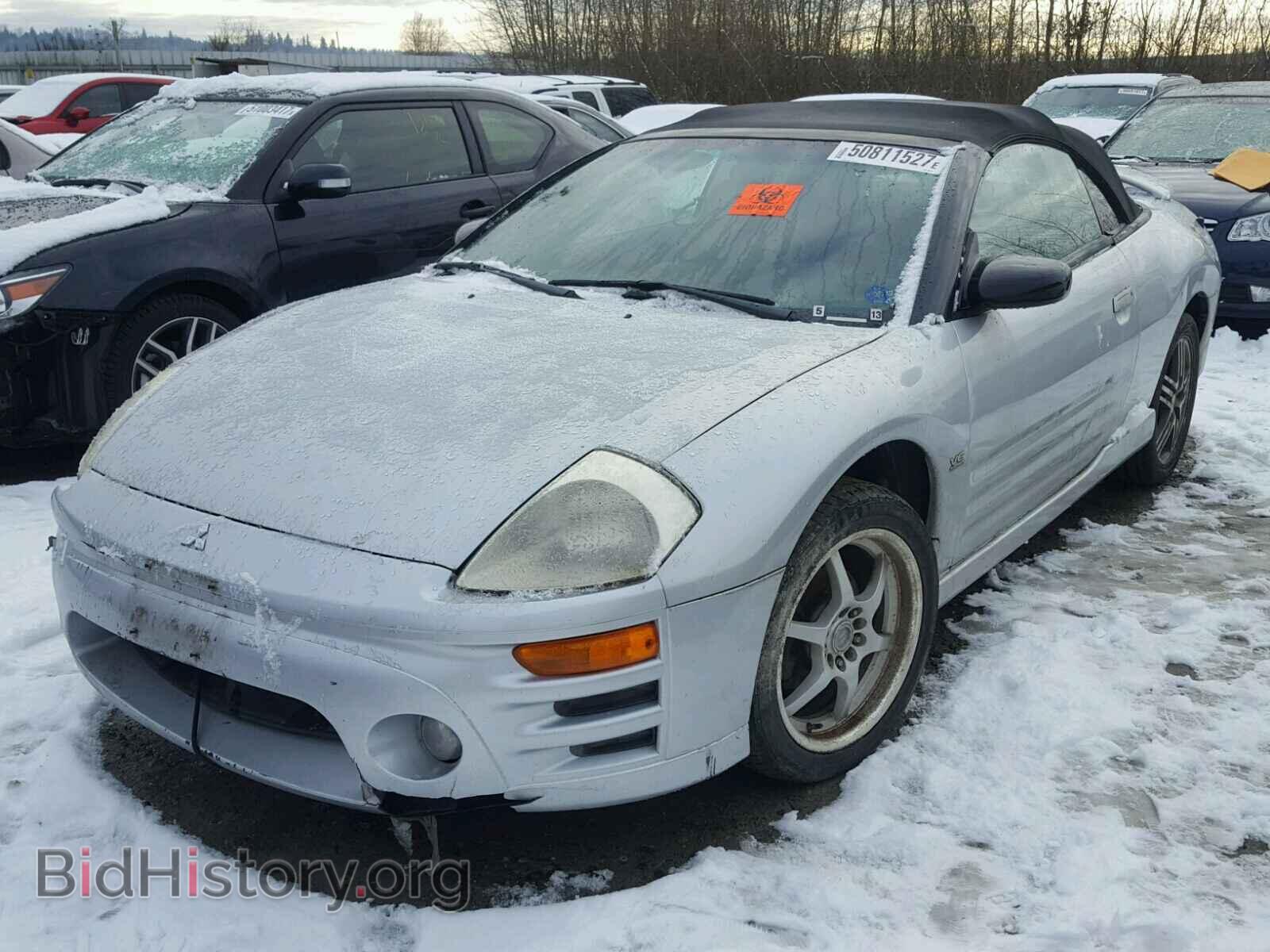 2003 MITSUBISHI ECLIPSE - VIN: 4A3AE75H73E006279 - Фото 2