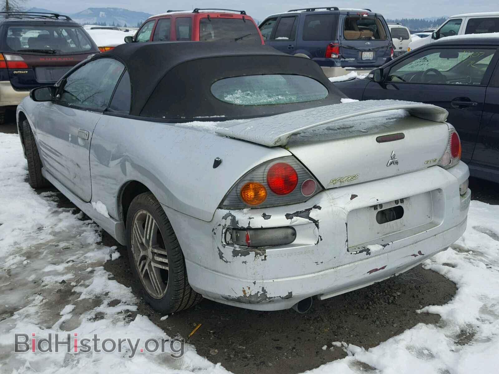 2003 MITSUBISHI ECLIPSE - VIN: 4A3AE75H73E006279 - Фото 3