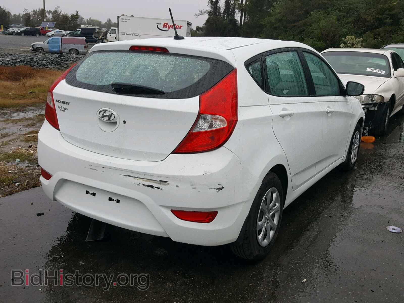 2013 HYUNDAI ACCENT - VIN: KMHCT5AE6DU109794 - Фото 4