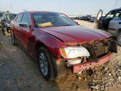 2011 Chrysler 300 300c, темно-бордовый — VIN 2C3CA6CT8BH529413, Copart