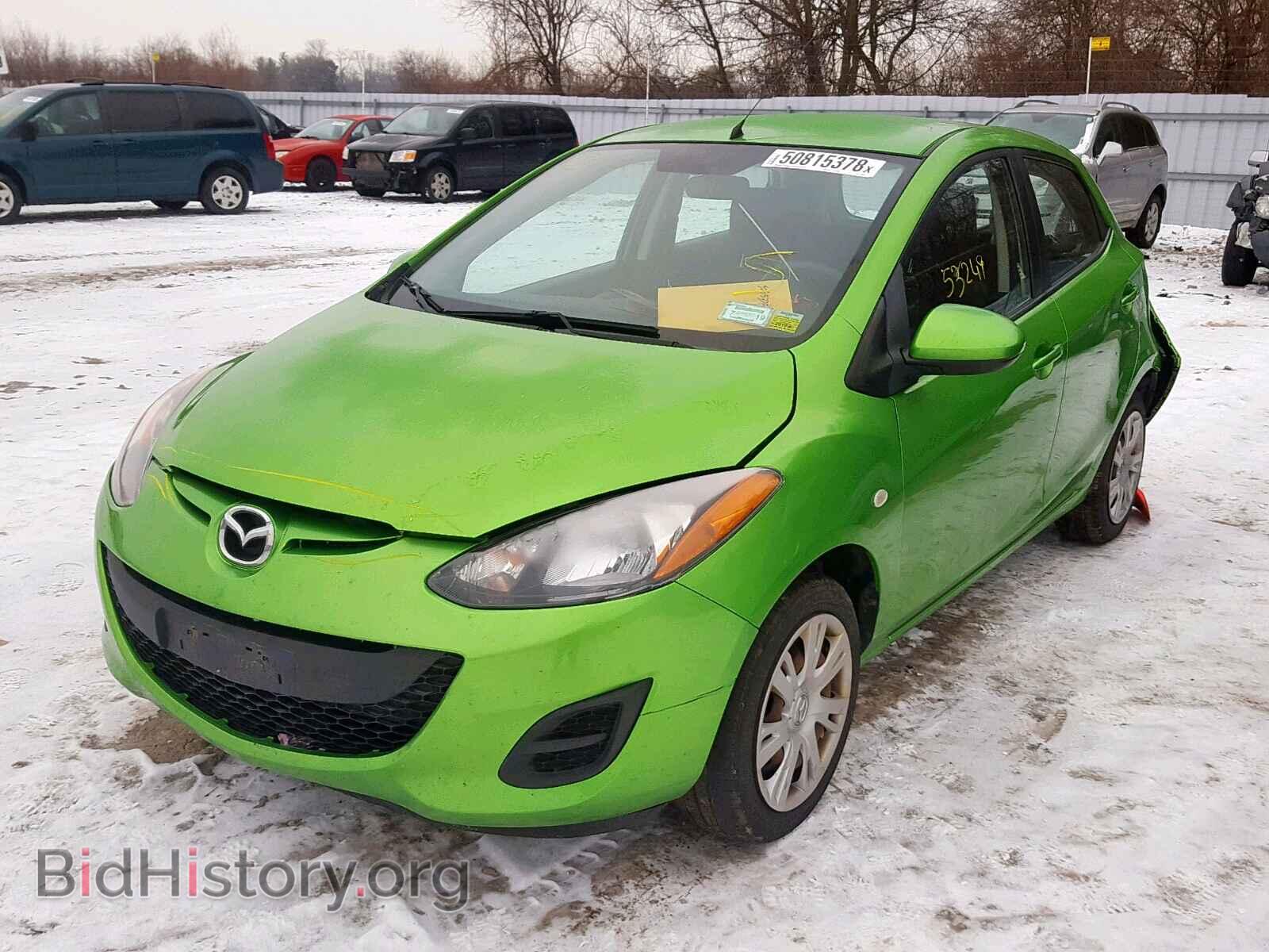 2013 MAZDA 2 - VIN: JM1DE1KZ2D0153313 - Фото 2