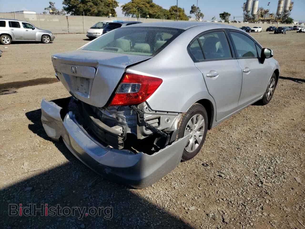 2012 HONDA CIVIC - VIN: 19XFB2F54CE350732 - Фото 4