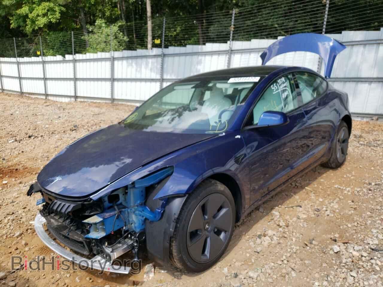 2022 TESLA MODEL 3 - VIN: 5YJ3E1EB7NF156821 - Фото 2