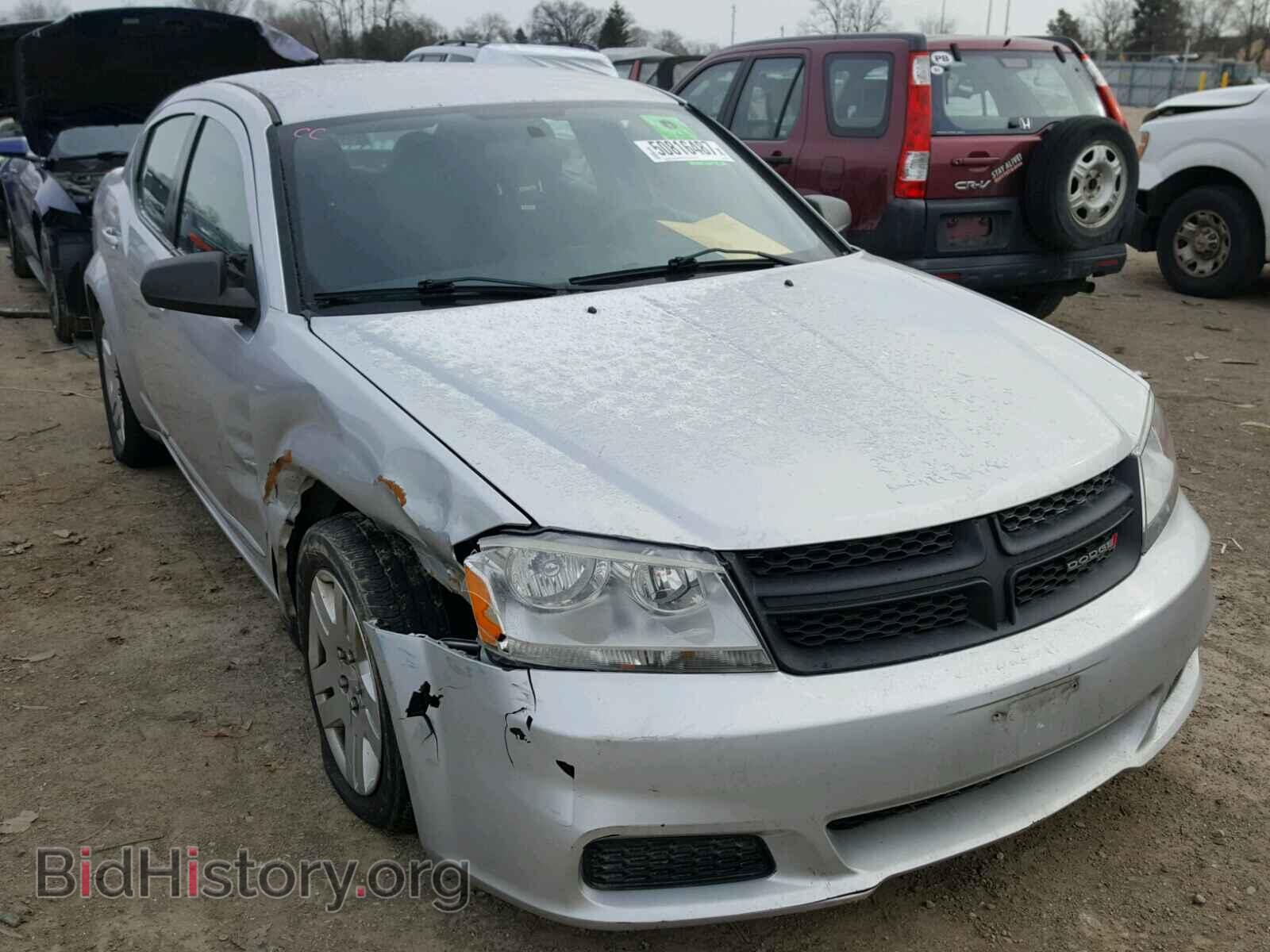 Photo 1C3CDZAB7CN242608 - DODGE AVENGER 2012