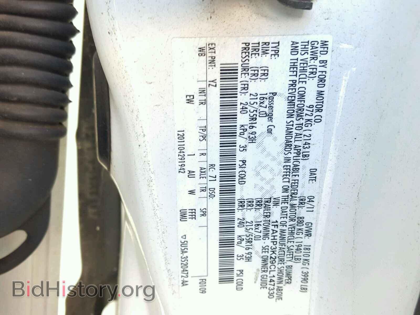 2012 FORD FOCUS - VIN: 1FAHP3K29CL147330 - Photo 10