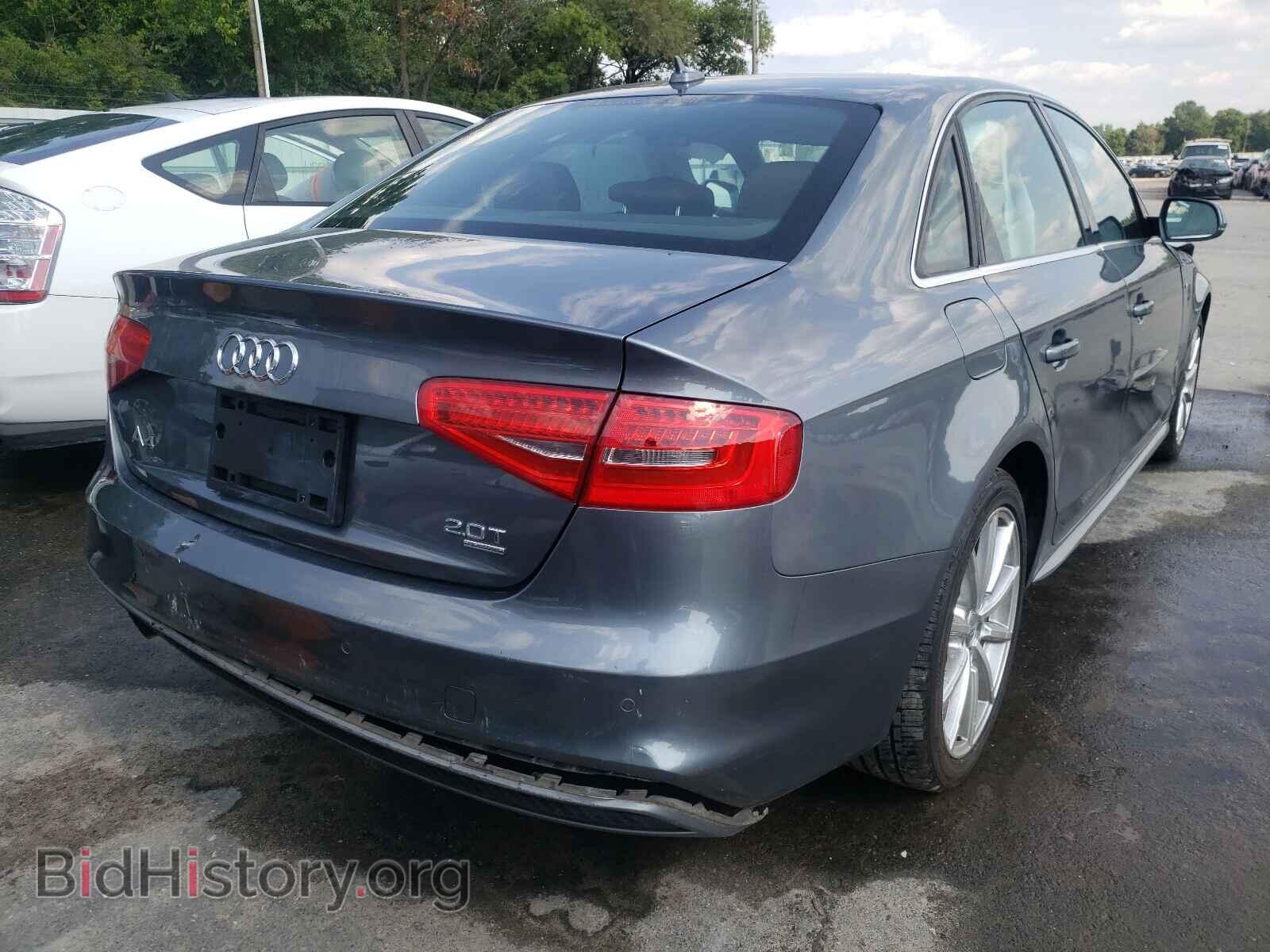 2014 AUDI A4 - VIN: WAUFFAFL4EN037740 - Фото 4