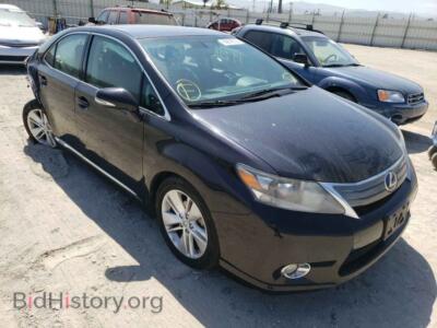 2010 Lexus HS HS 250h, black — VIN JTHBB1BA1A2019708, Copart