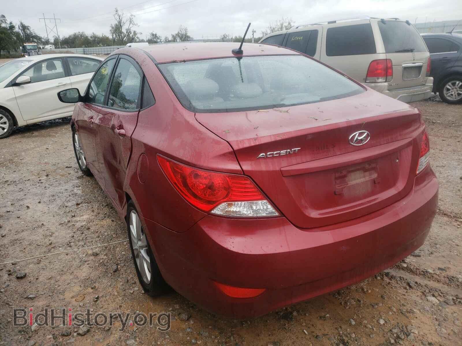 2014 HYUNDAI ACCENT - VIN: KMHCU4AEXEU783598 - Фото 3