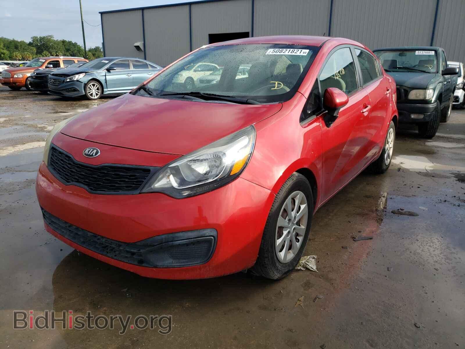 2013 KIA RIO - VIN: KNADM4A3XD6180867 - Фото 2