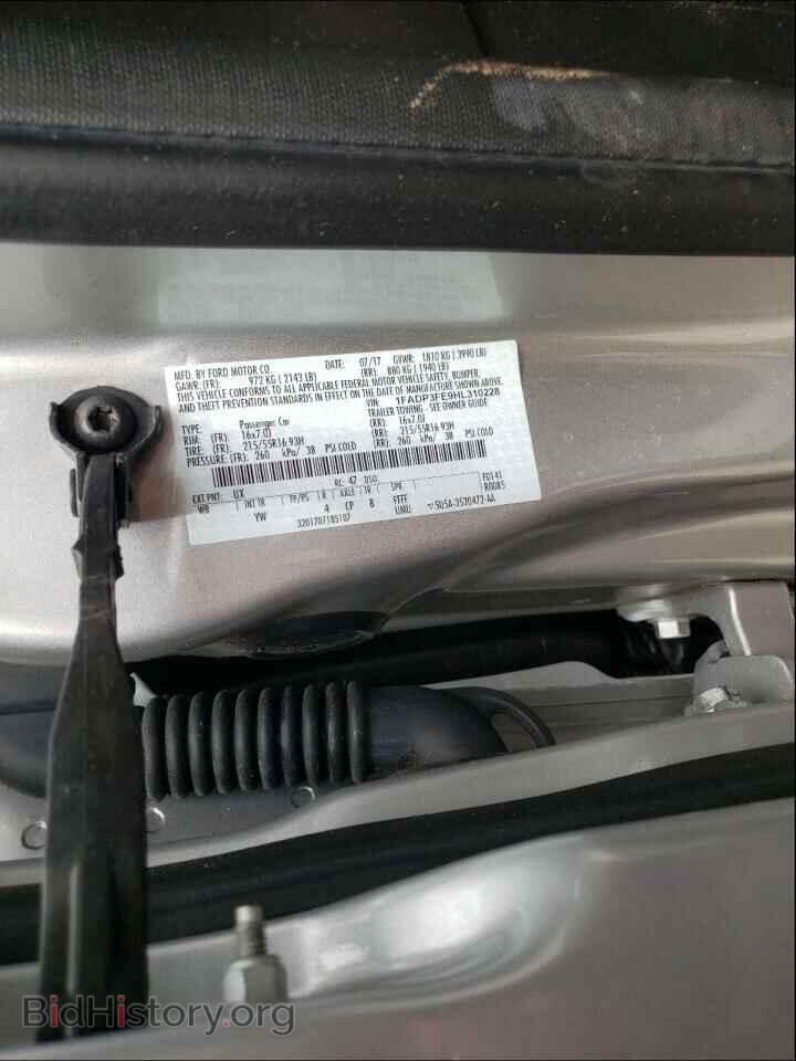 2017 FORD FOCUS - VIN: 1FADP3FE9HL310228 - Фото 10