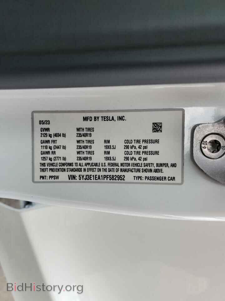2023 TESLA MODEL 3 - VIN: 5YJ3E1EA1PF582952 - Фото 12