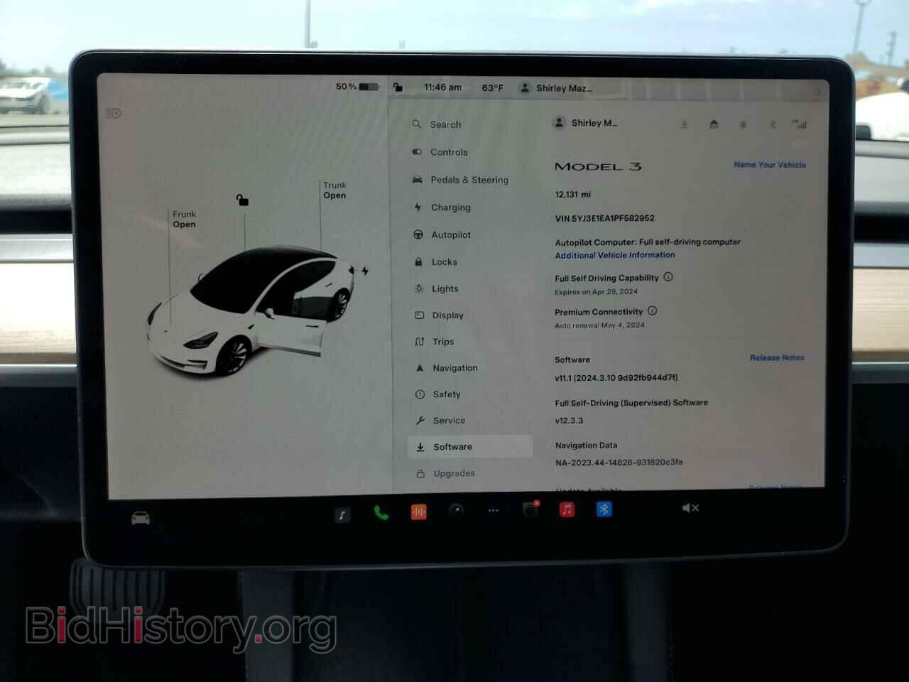 2023 TESLA MODEL 3 - VIN: 5YJ3E1EA1PF582952 - Фото 9
