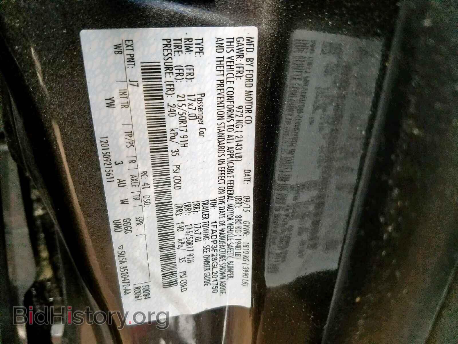 2016 FORD FOCUS SE - VIN: 1FADP3F28GL201750 - Фото 10