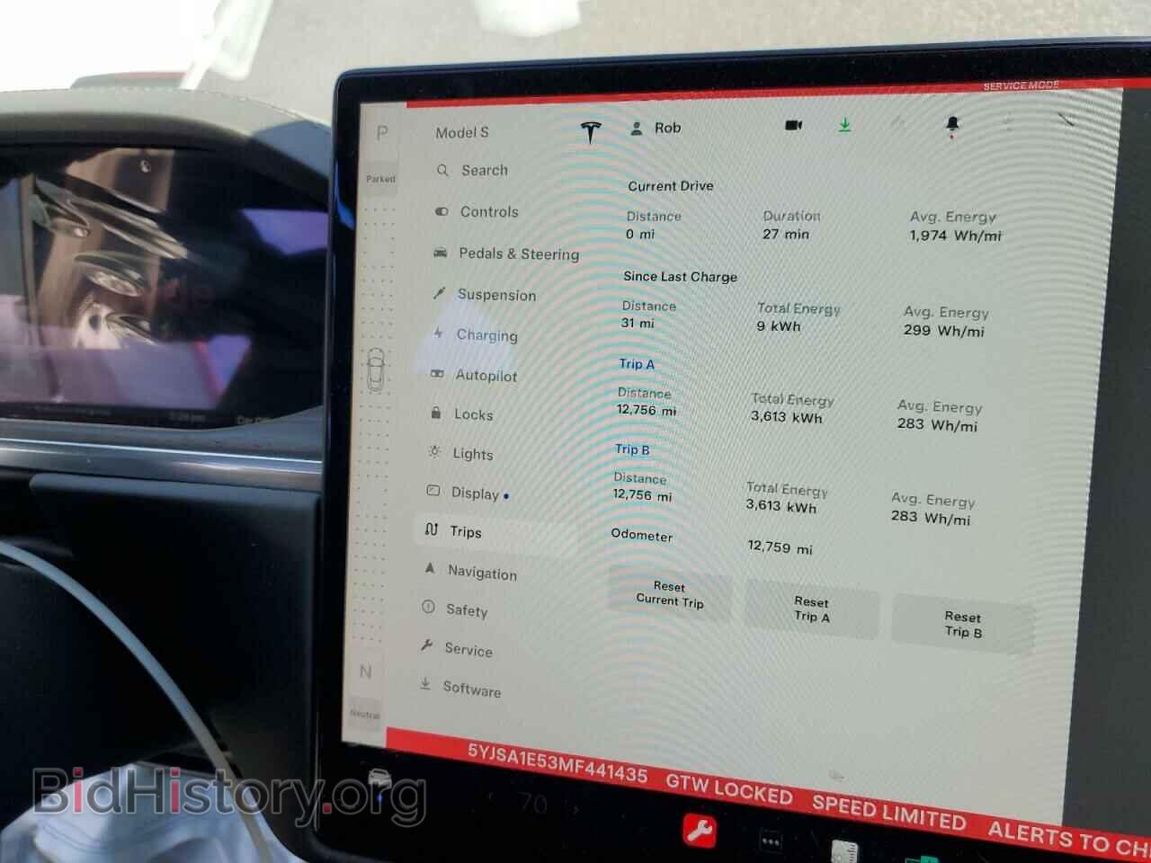 2021 TESLA MODEL S - VIN: 5YJSA1E53MF441435 - Photo 9