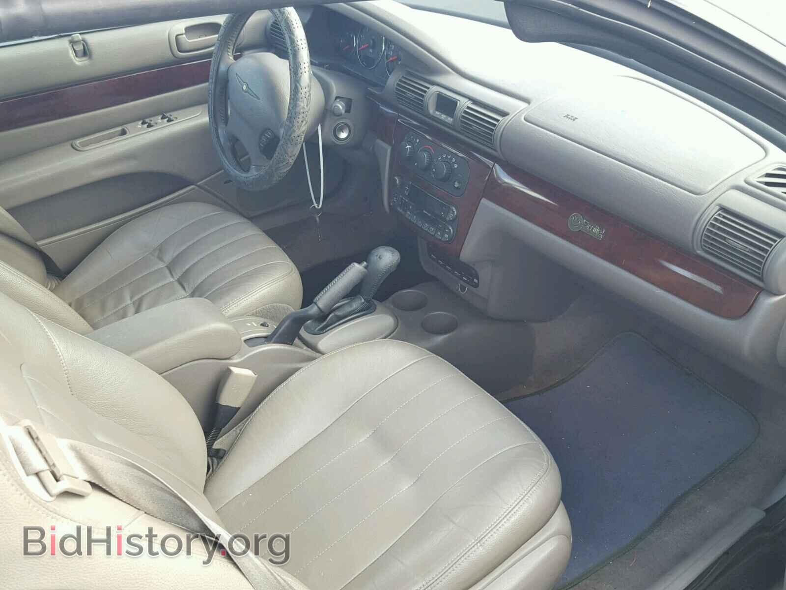 2001 CHRYSLER SEBRING - VIN: 1C3EL55U01N641115 - Фото 5