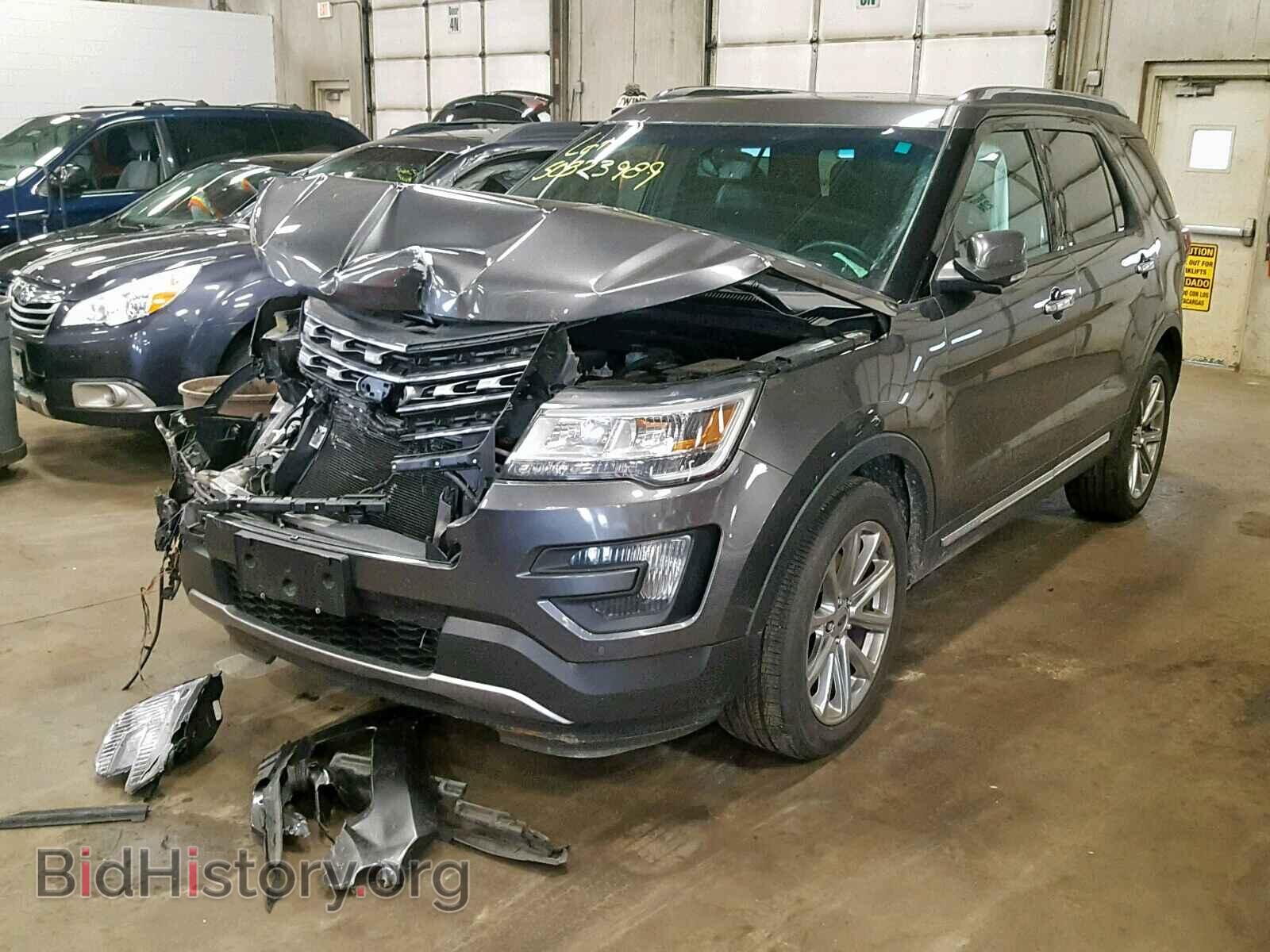 2016 FORD EXPLORER L - VIN: 1FM5K8F86GGA45162 - Фото 2