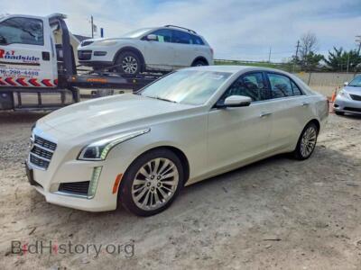 2014 Cadillac CTS, white — VIN 1G6AW5SX4E0143070, Copart