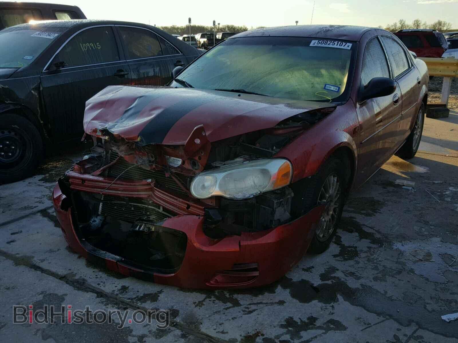 2004 CHRYSLER SEBRING - VIN: 1C3EL46X04N110200 - Фото 2