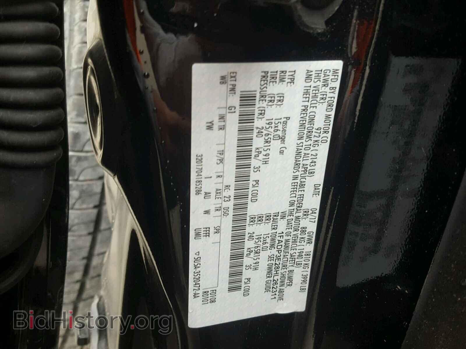 2017 FORD FOCUS - VIN: 1FADP3E28HL262311 - Photo 10