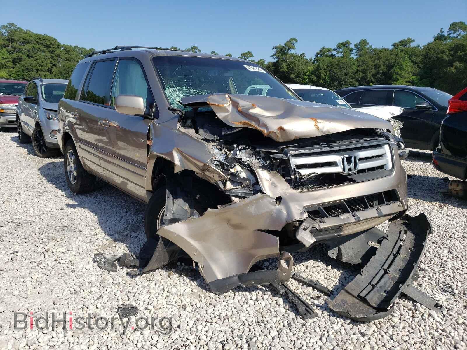 Photo 5FNYF28527B016239 - HONDA PILOT 2007