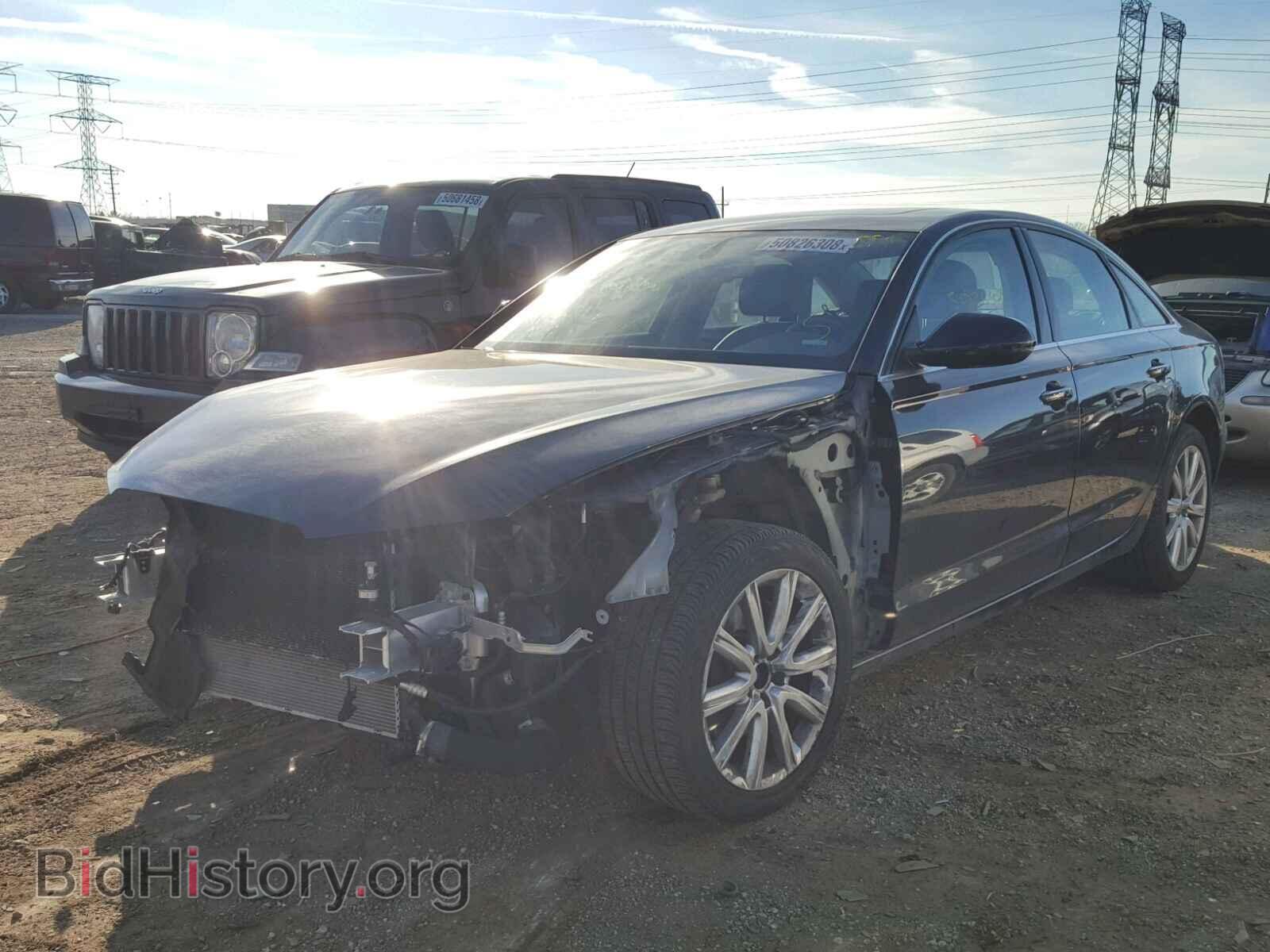 2013 AUDI A6 - VIN: WAUGFBFC0DN059730 - Фото 2