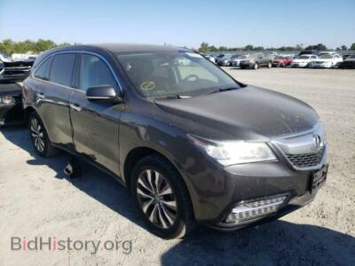 2015 Acura MDX MDX Techno, серый — VIN 5FRYD3H42FB007900, Copart