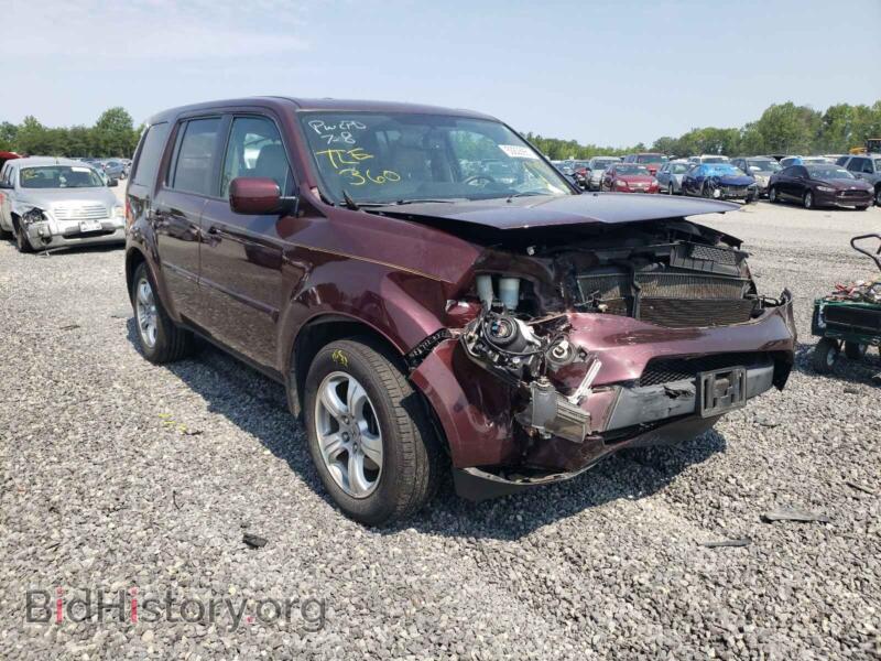 2014 Honda PILOT Pilot EXL (VIN 5FNYF4H54EB028255) — фото 1 из 10, Copart, повреждение: передняя часть