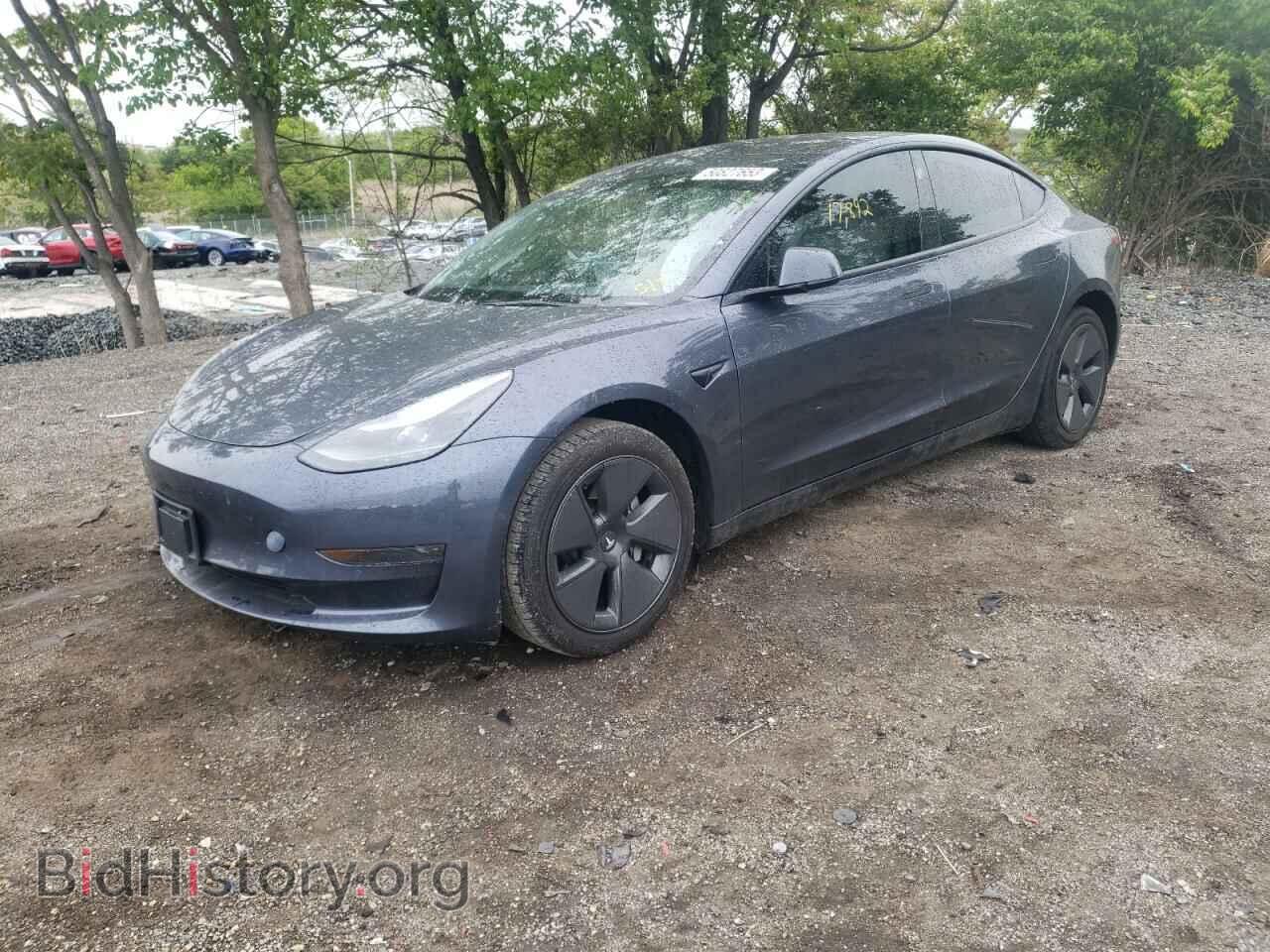 Photo 5YJ3E1EA3NF348597 - TESLA MODEL 3 2022