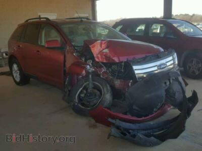 2007 Ford EDGE Edge SEL, red — VIN 2FMDK48C67BB07558, Copart