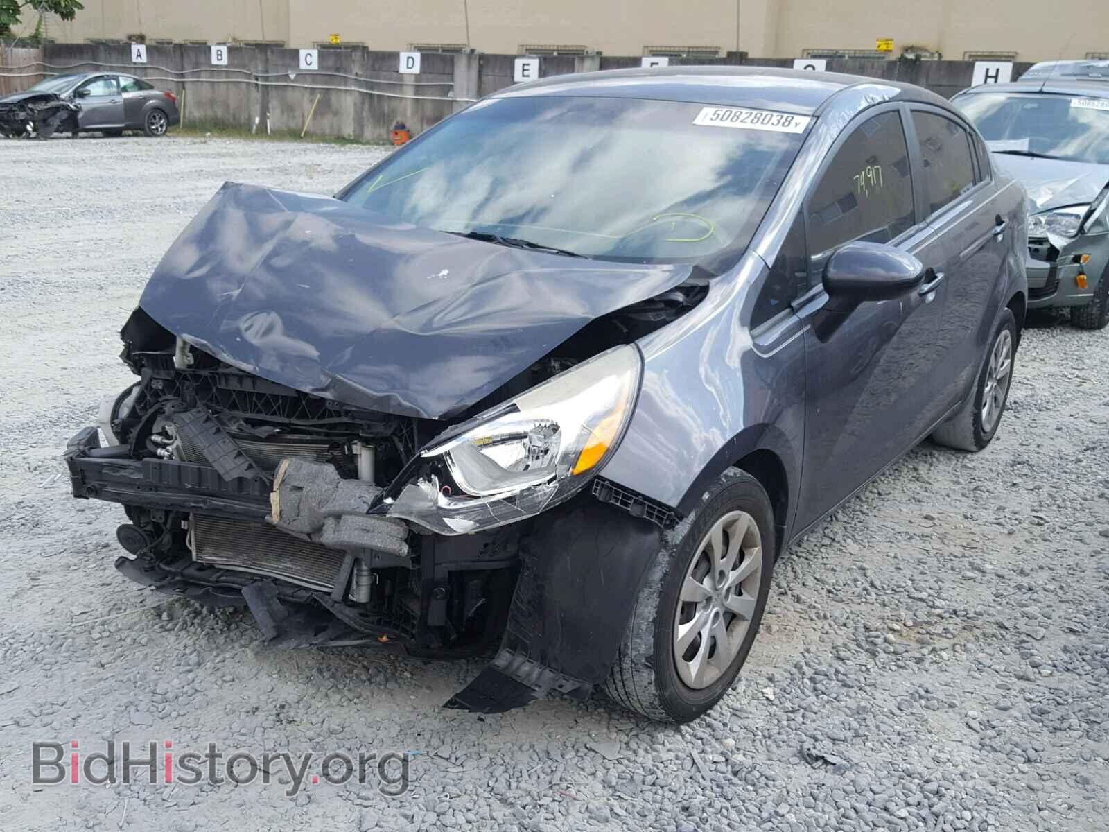 2012 KIA RIO - VIN: KNADN4A32C6090236 - Фото 2