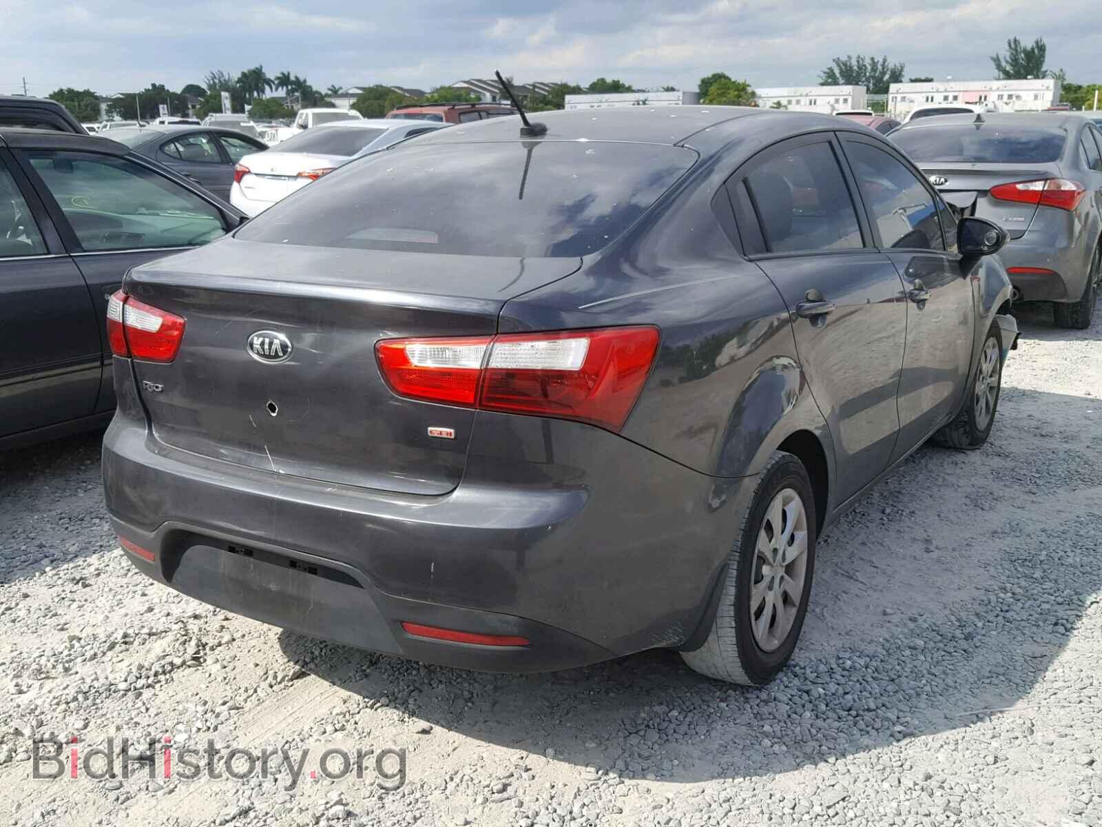 2012 KIA RIO - VIN: KNADN4A32C6090236 - Фото 4