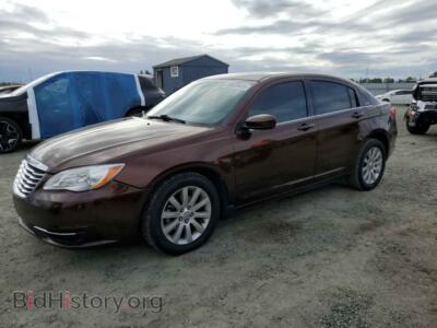 2012 Chrysler 200 Touring, коричневый — VIN 1C3CCBBB1CN206146, Copart