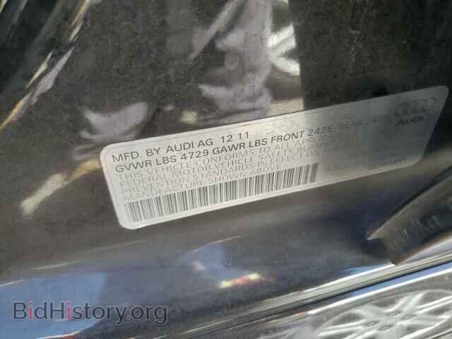 2012 AUDI A4 - VIN: WAUEFAFLXCN019431 - Фото 10