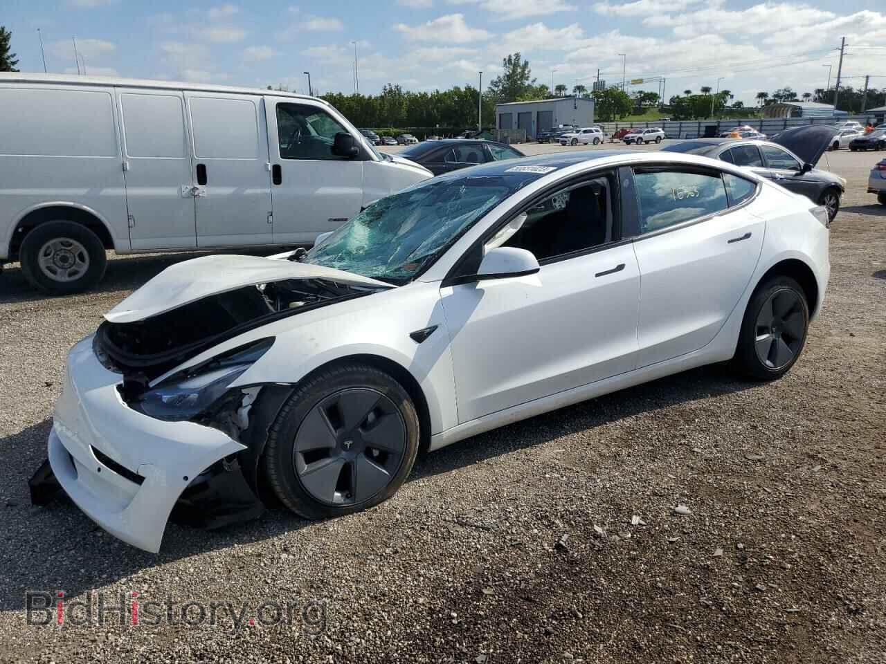 Photo 5YJ3E1EA3MF077121 - TESLA MODEL 3 2021