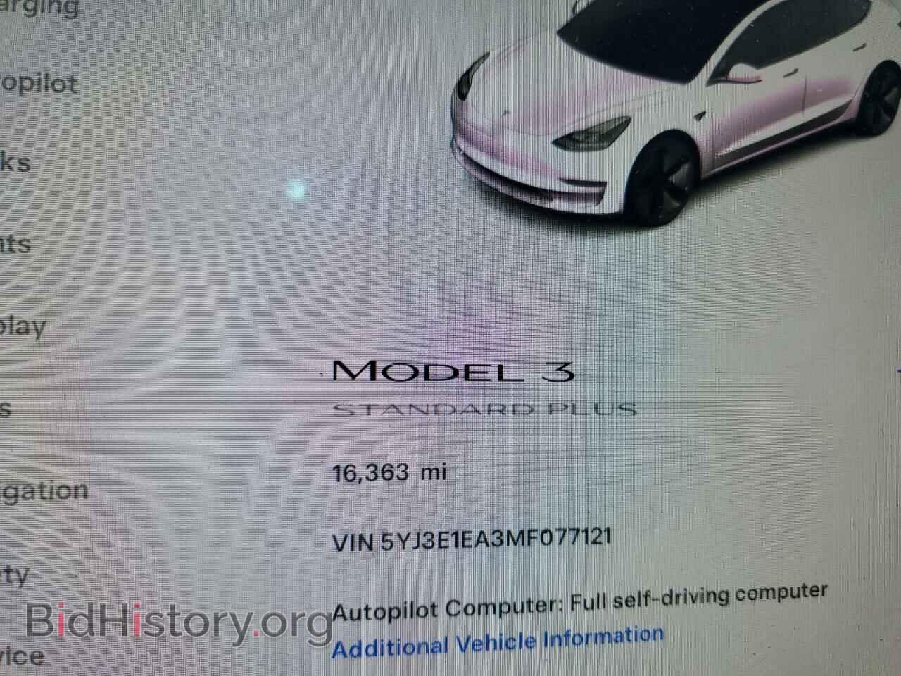 2021 TESLA MODEL 3 - VIN: 5YJ3E1EA3MF077121 - Photo 9