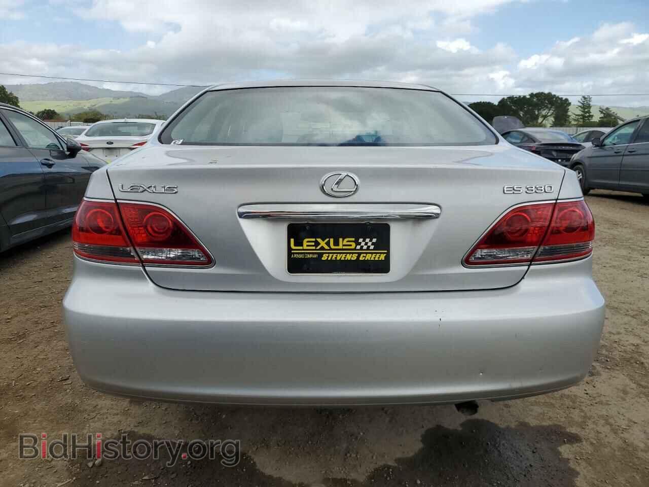 2005 LEXUS ES330 - VIN: JTHBA30G555083387 - Фото 6