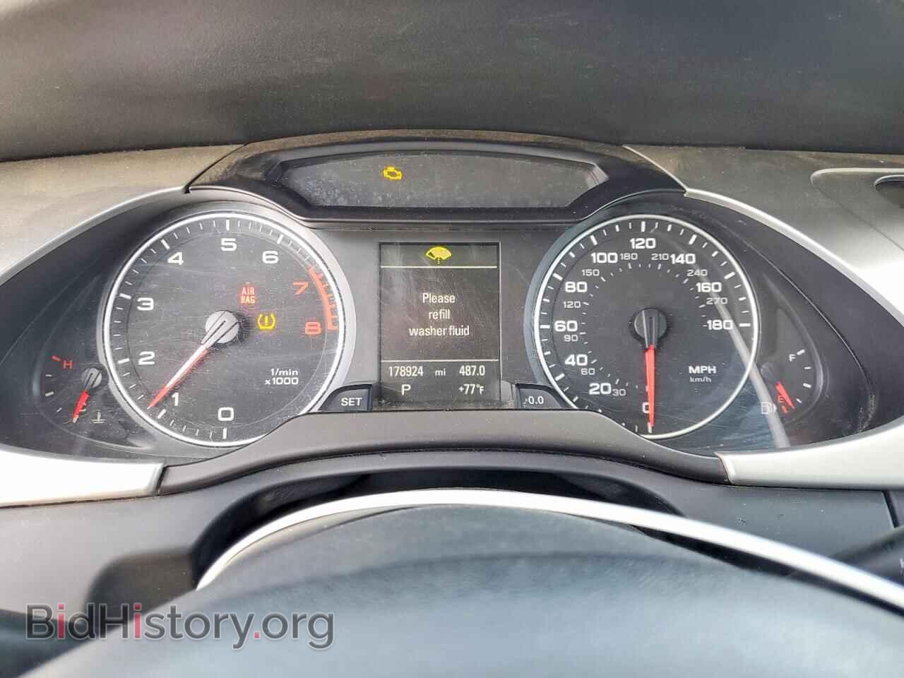 2012 AUDI A4 - VIN: WAUFFAFL0CN007082 - Фото 9