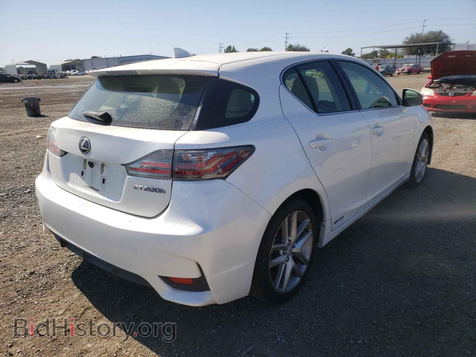 2015 LEXUS CT 200 - VIN: JTHKD5BH4F2210027 - Фото 4