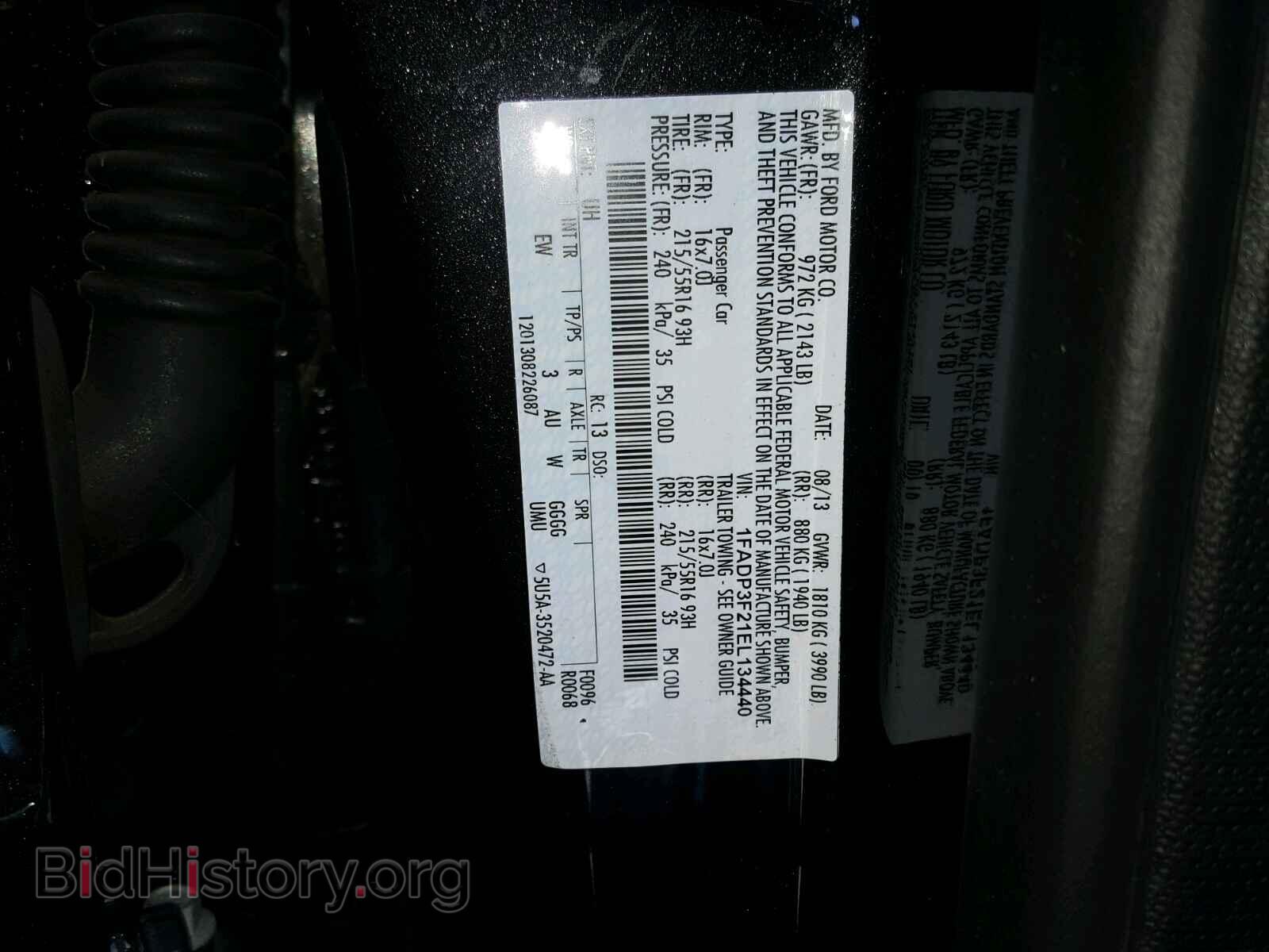 2014 FORD FOCUS - VIN: 1FADP3F21EL134440 - Photo 10