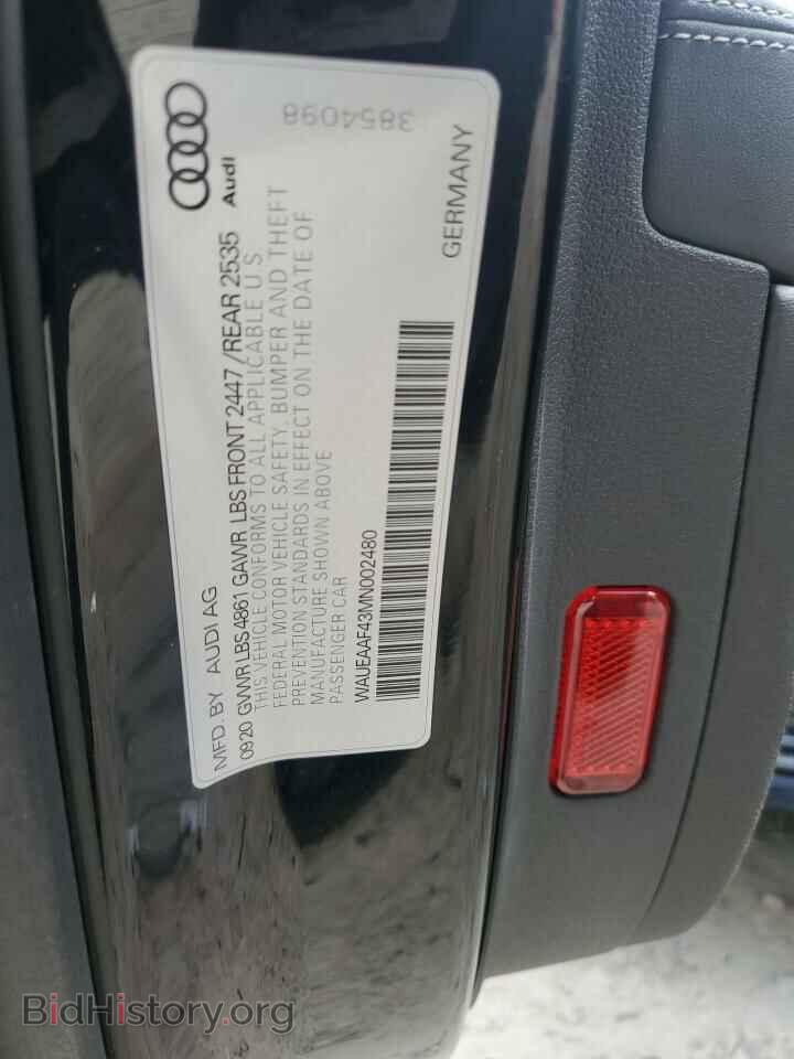 2021 AUDI A4 - VIN: WAUEAAF43MN002480 - Photo 14