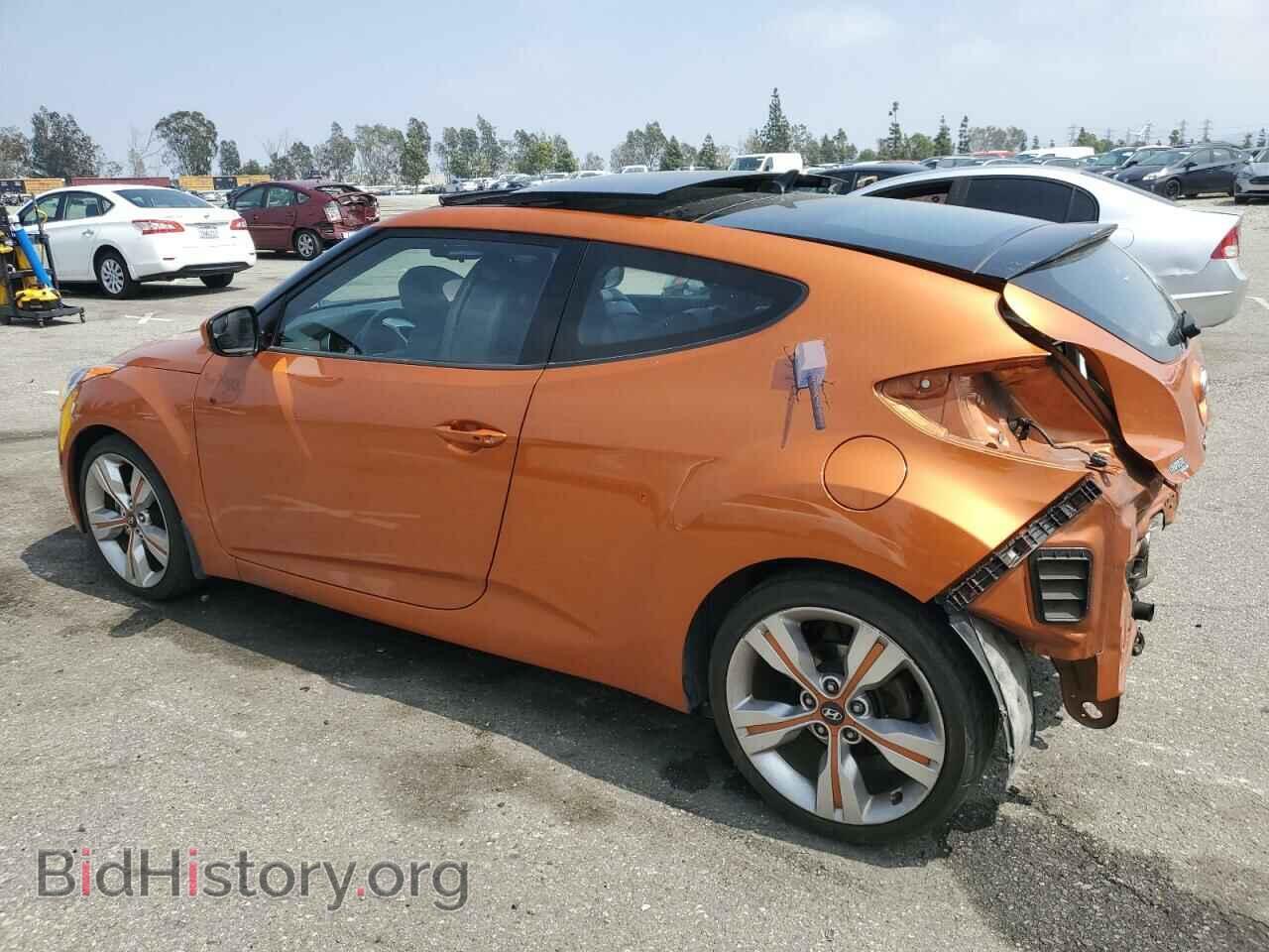 2014 HYUNDAI VELOSTER - VIN: KMHTC6AD1EU193067 - Фото 2