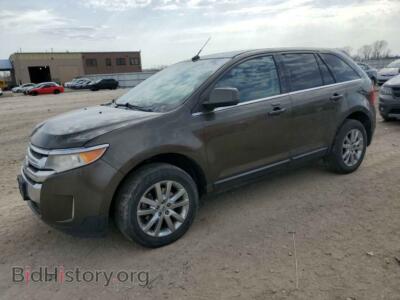 2011 Ford EDGE Limited, brown — VIN 2FMDK4KC0BBA81010, Copart