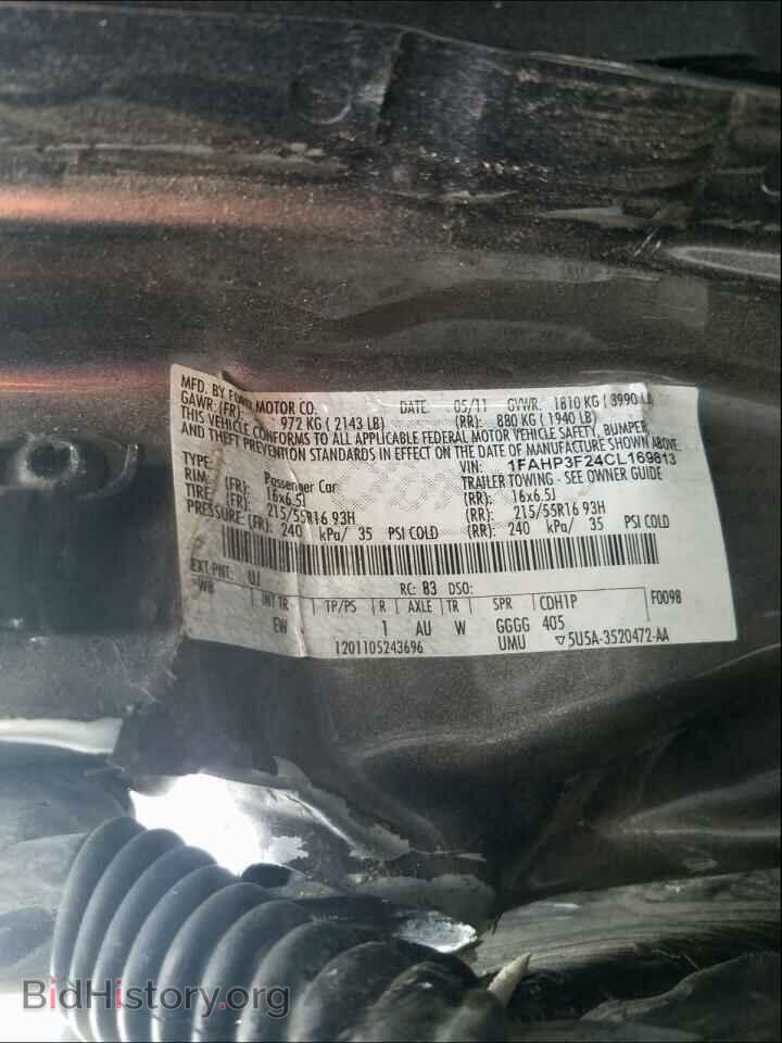 2012 FORD FOCUS - VIN: 1FAHP3F24CL169813 - Фото 10
