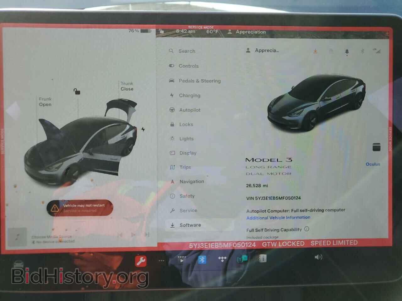2021 TESLA MODEL 3 - VIN: 5YJ3E1EB5MF050124 - Photo 9