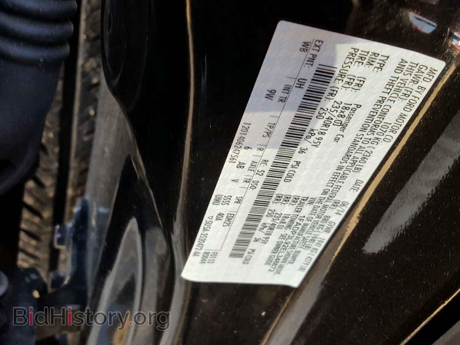 2014 FORD FOCUS - VIN: 1FADP3L92EL348872 - Фото 10